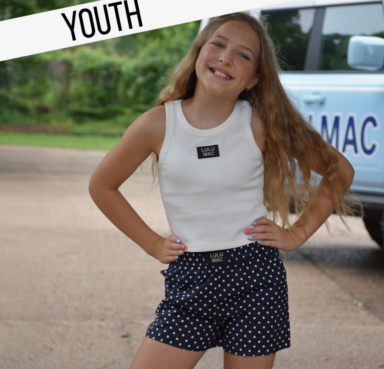 Lulu Mac Kids Polka Dot Shorts
