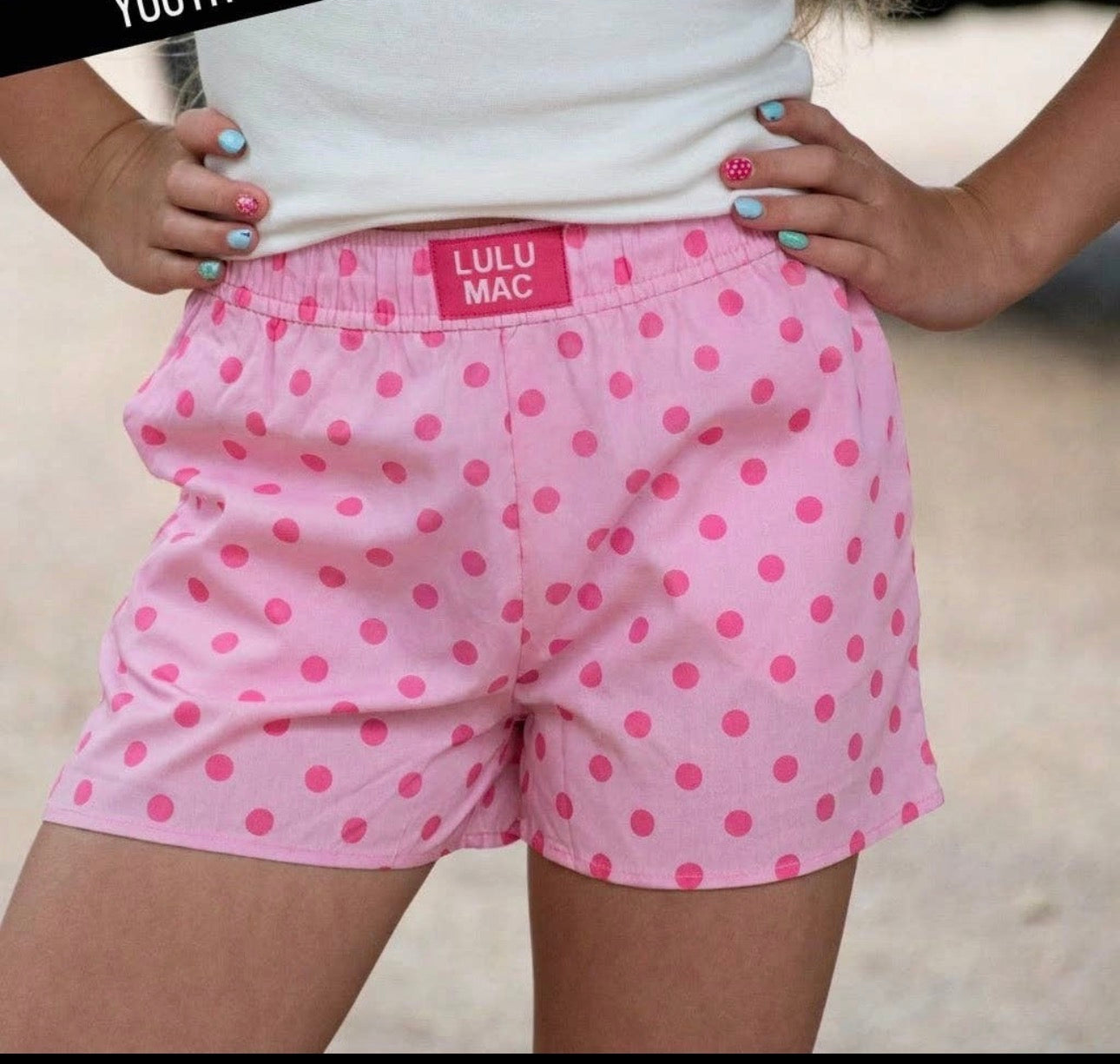 Lulu Mac Kids Polka Dot Shorts