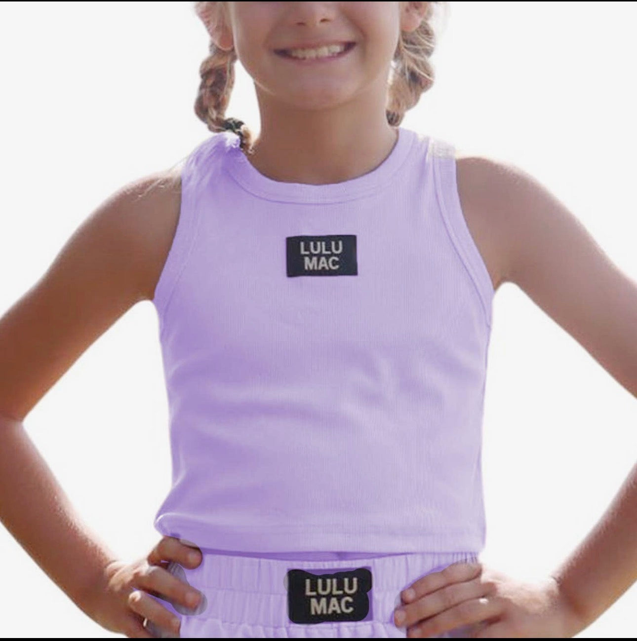 Lulu Mac Solid Kids Tank