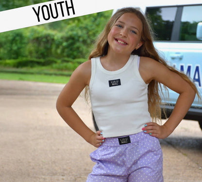 Lulu Mac Kids Polka Dot Shorts