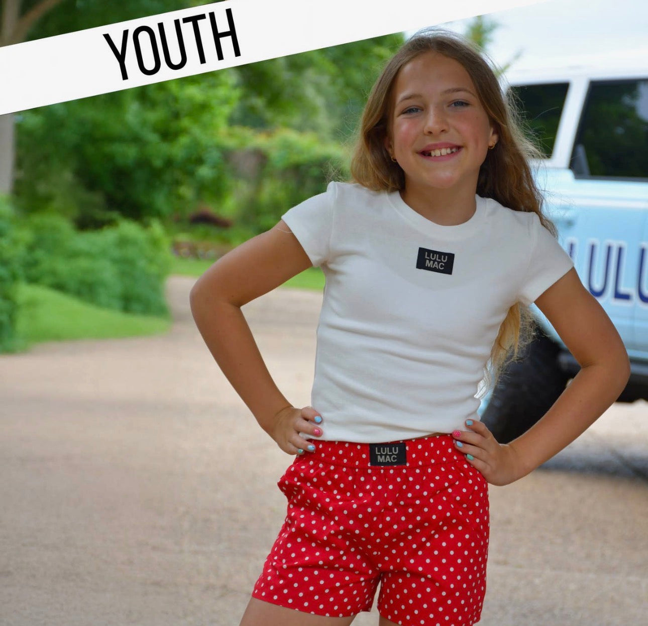 Lulu Mac Kids Polka Dot Shorts