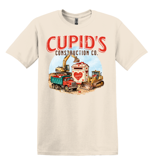 Cupid's Construction Crew Tee