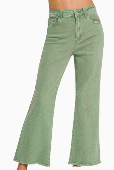 Zenana High-Waist Bootcut Pants