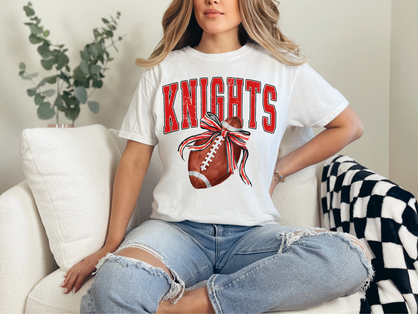 Knights Football Bow